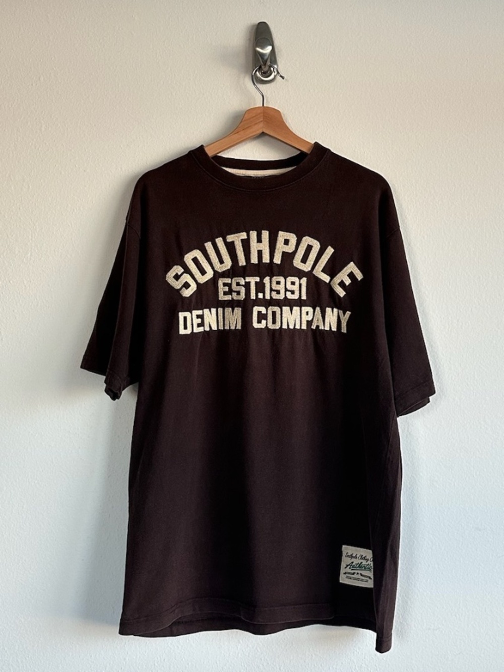 Vintage Y2K Southpole Arc Logo Tee 🤎🤍 Size Medium
